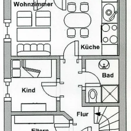 شقة Haus-Suedblick-Wohnung-5 فيردوم